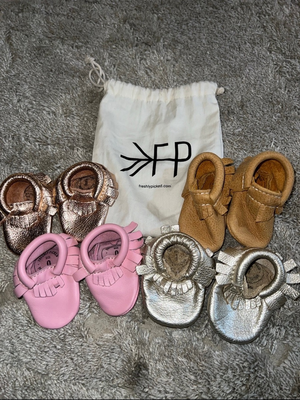 Freshly Picked Baby Leather Moccasins Bundle